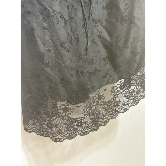 Express Design Studio Womens L Silk Black Floral Camisole - Picture 9 of 13